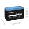 Batéria LiFePO4 Lithium Iron Phosphate 12.8V 9Ah 115.2Wh