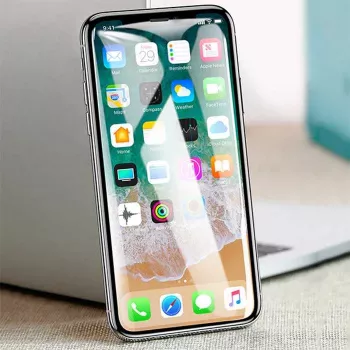 Ochranné sklo na displej z tvrdeného skla Devia Van Entire View pre iPhone XR — antireflexné, čierna