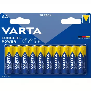 Jednorazová batéria Varta High Energy AA balenie 20 ks