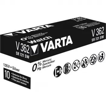 Jednorazová batéria Varta V362