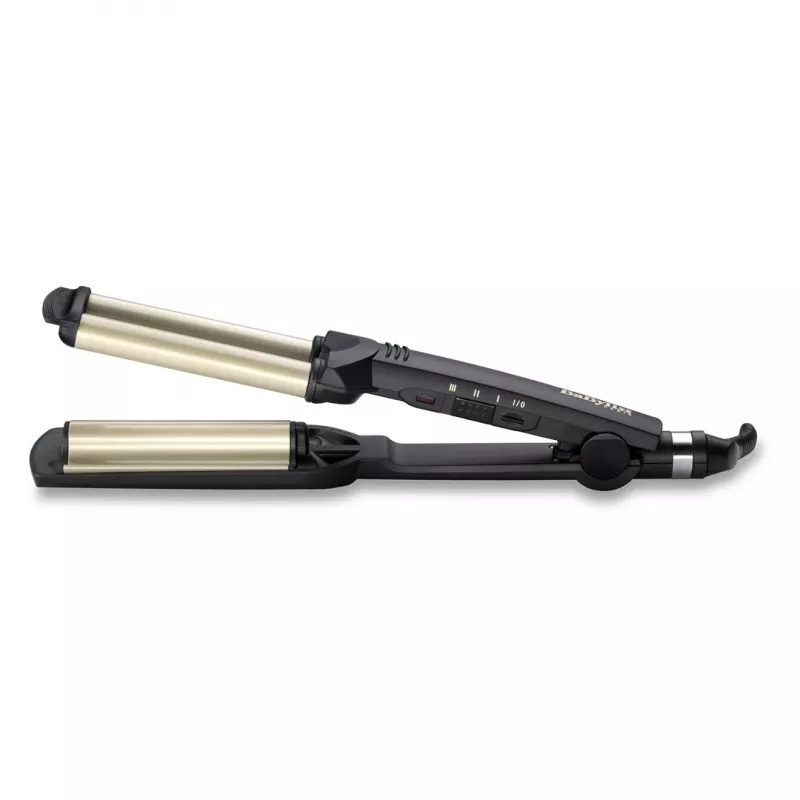 BaByliss C260E EasyWaves textúrovacia žehlička Warm Black, Silver 70,9 (1,8 m)