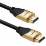 Qoltec 50355 HDMI v2.1 kábel Ultra High Speed 8K | 60Hz | 28AWG | GOLD | 2m
