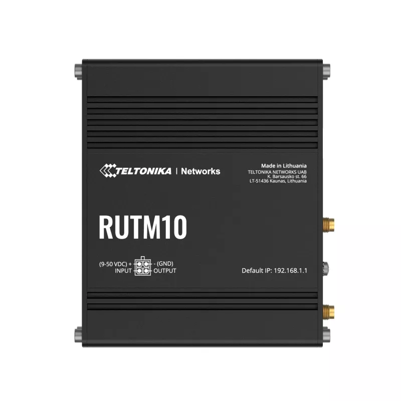 Teltonika RUTM10 Bezdrôtový router Gigabit Ethernet Dual-Band (2,4 GHz / 5 GHz) čierny