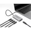 DELOCK USB hub 10 Gbps Type-C 4 porty PD 85W 30cm kábel