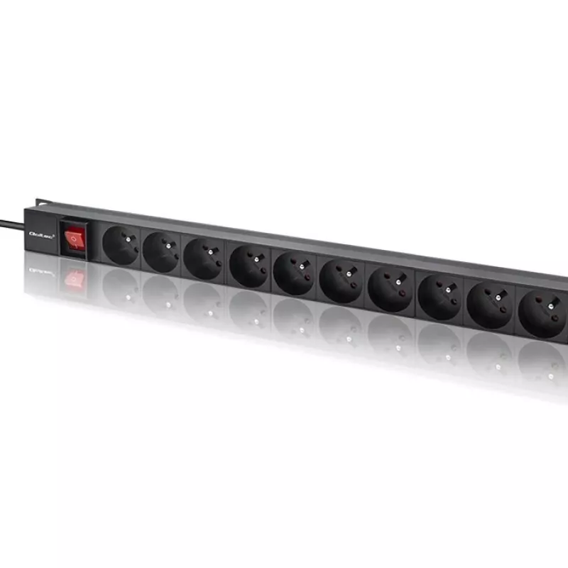 Zásuvkový blok pre RACK 16A PDU, 16xFRENCH, vertikálny