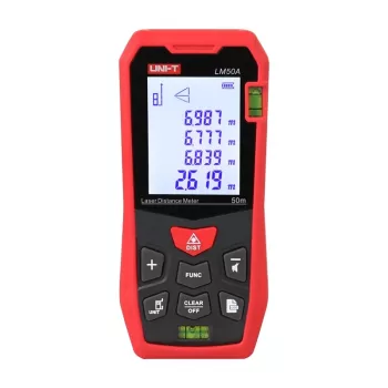 UNI-T LM50A laserový diaľkomer, 50 m