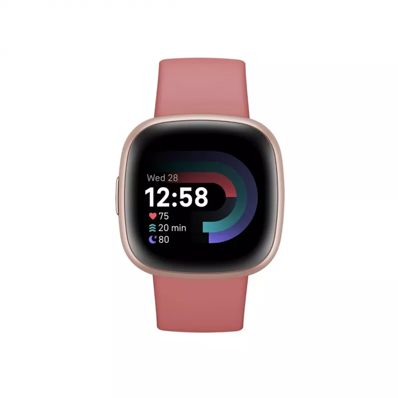 Smart hodinky Fitbit Versa 4 digitálny dotykový displej ružové