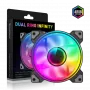 Gamemax | skriňový ventilátor | DUAL RING INFINITY | čierny