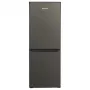 Chladnička s mrazničkou MPM MPM-215-KB-39/E — 215 l, mraznička dole, Dark Inox, zameniteľné otváranie dverí, LED osvetlenie