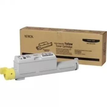 Xerox Phaser 6360 - s vysokou kapacitou - žltá - originálna - tonerová kazeta - pre Phaser 6360DA, 6360DB, 6360DN, 6360DT, 6360DX, 6360N