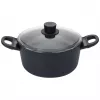 Hrniec BALLARINI 75002-920-0 okrúhly čierny hliník 20 cm