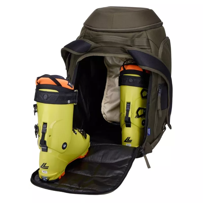 Thule 5157 Roundtrip kolieskový batoh na lyžiarky a snowboardové topánky 60L Deep Khaki