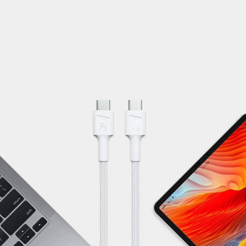 Green Cell KABGC30W USB kábel USB 3.2 Gen 1 (3.1 Gen 1) 1,2 m USB-C biely