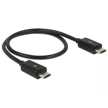 USB kábel DeLOCK 83570 USB 2.0 0,3 m USB B čierny