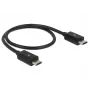 USB kábel DeLOCK 83570 USB 2.0 0,3 m USB B čierny
