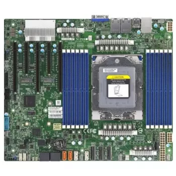 Supermicro - H13SSL-NT-B - Základná doska - ATX - AMD bez CPU - Socket SP5 - USB 3.0 - 2 x 10 Gigabit LAN - Integrovaná grafika (vyžaduje CPU) 10 GB DIMM SATA 6 GB/s grafika Lan USB 3