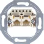 Nástenná prípojná zásuvka ShiverPeaks S/CONN maximum connectivity 2x 8/8 paralelne bez krytu pre montáž do steny (74231-1)