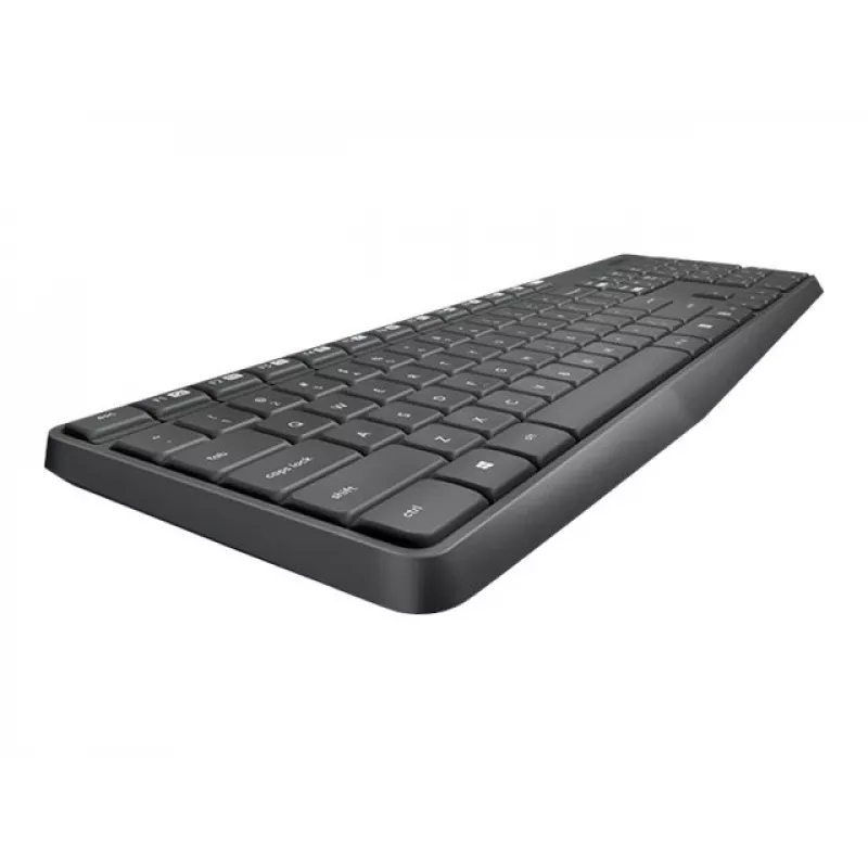 Logitech MK235 odolná bezdrôtová súprava klávesnice a myši v sivej