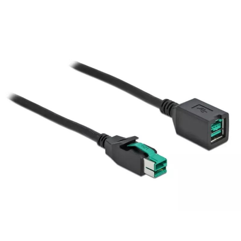 Napájaný USB predlžovací kábel DeLOCK 85980 12 V 1 m