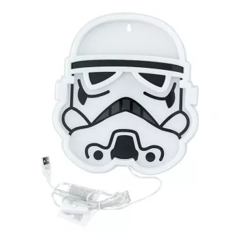 Nástenné LED neónové svetlo Paladone Stormtrooper model PP14595SWVN, dekoratívne osvetlenie Star Wars
