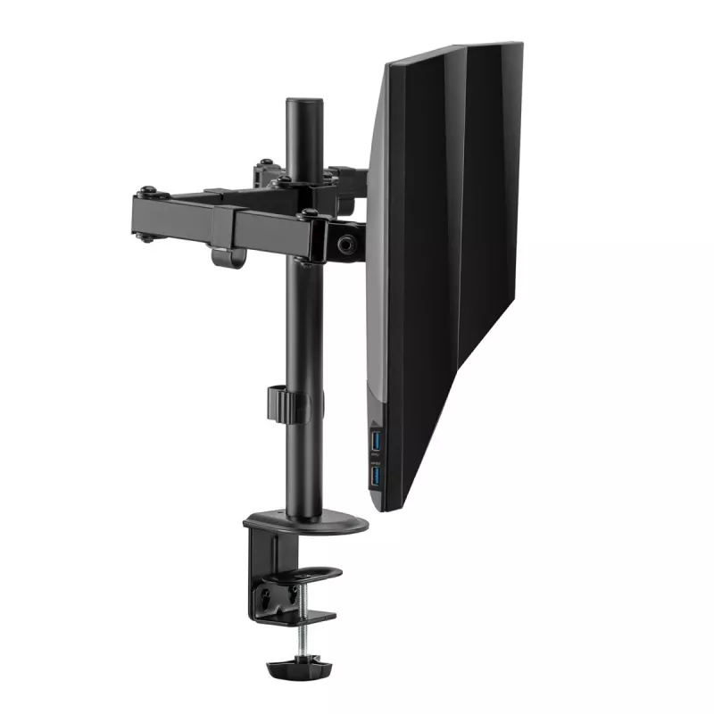 Maclean stolový držiak na 2 monitory, VESA 75x75 a 100x100, 17-32, 2x 9kg, MC-754N