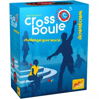 Crossboule Set Downtown, zručnostná hra modrá/červená