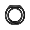Káblový zámok Xiaomi BHR6751GL pre kolobežku, dĺžka 1,2 m, priemer 1,2 cm, číselný zámok, čierny