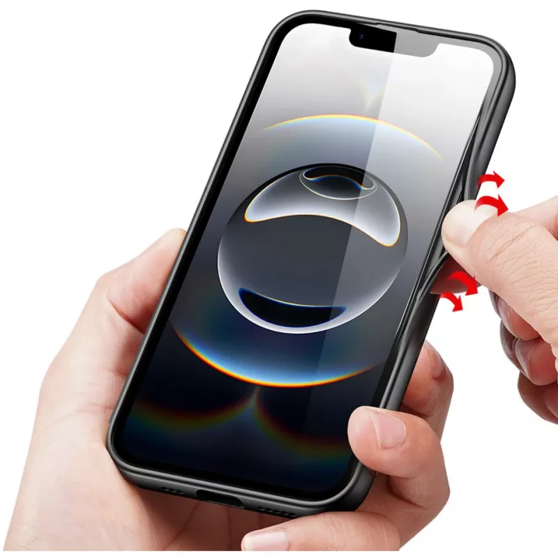 Puzdro Nevox 2499 kryt na telefón čierna pre iPhone 16e 15,5 cm