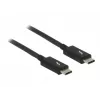 Thunderbolt kábel DeLOCK 84845 1 m 20 Gbit/s čierny