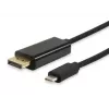 Equip USB Type-C na DisplayPort kábel, konektor samec–konektor samec, 1,8 m, 1,8 m, USB Type-C, DisplayPort, konektor samec, konektor samec, rovný