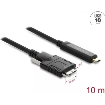 Delock 83632 aktívny optický kábel USB 10 Gbps, USB Type-C na Micro-B, 10 m