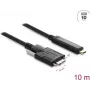 Delock 83632 aktívny optický kábel USB 10 Gbps, USB Type-C na Micro-B, 10 m