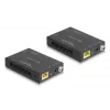 Sada AV vysielača a prijímača DELOCK 65955 — Cat6/Cat6a HDMI extender, až do 3840×2160, káblový, napájanie Micro-USB-B