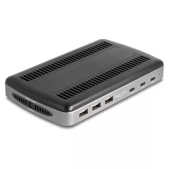 DeLOCK USB nabíjacia stanica 3 x USB Type-C PD 3 x USB Type-A 112 W