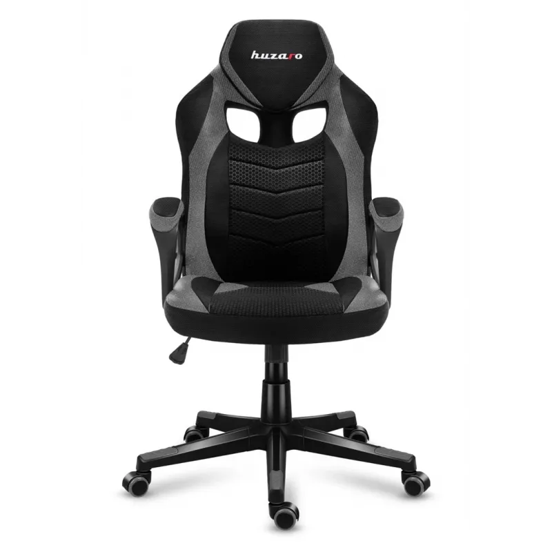 Huzaro FORCE 2.5 sivá MESH herná stolička, sieťovaná sedacia plocha, čierna, sivá