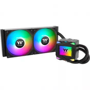 Thermaltake LA240 ARGB sada kvapalinového chladenia základnej dosky 12 cm čierna 1 ks