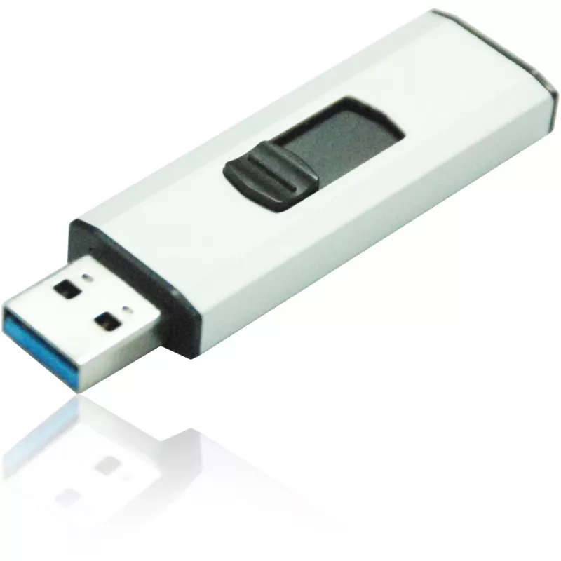 MediaRange - USB flash disk - 256 GB - USB 3.0 - čierny, strieborný (MR919)