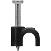 Goobay káblová spona 4 mm, čierna (64677)