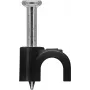 Goobay káblová spona 4 mm, čierna (64677)