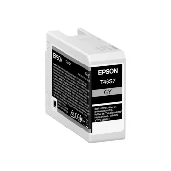 Atramentová kazeta Epson UltraChrome Pro 10 T46S7 sivá originálna pre kompatibilné tlačiarne Epson