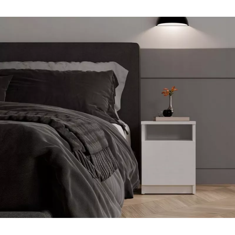 GALAX 30/1D biela nočný stolík