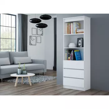 Topeshop RS-60 OLIMP BIEL kancelársky regál