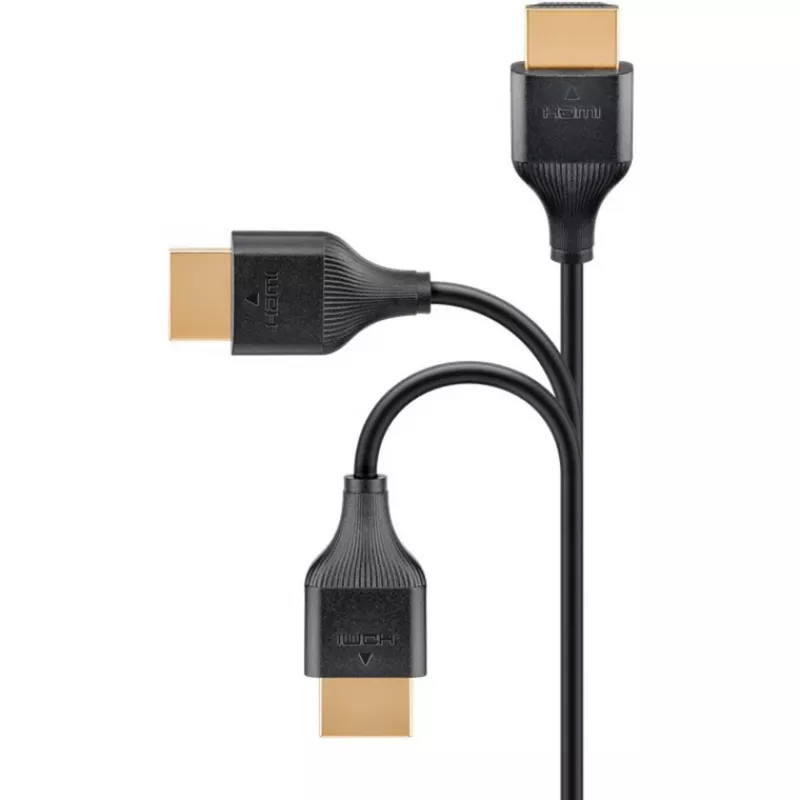 HDMI kábel WENTRONIC Slim 75295 — 4K 60Hz, tenký dizajn