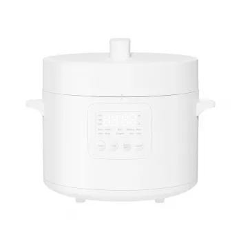 Elektrický tlakový hrniec Xiaomi 4,8 L – 1000 W, biela, vyberateľný hrniec, displej