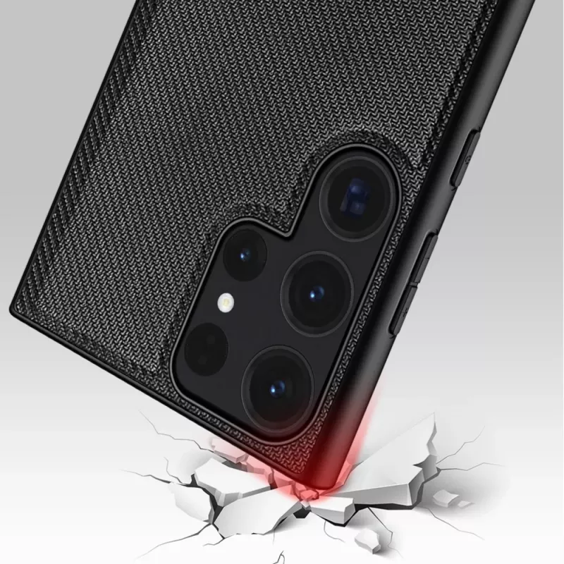 Nevox StyleShell NYLO - Samsung Galaxy S25 Ultra, čierna