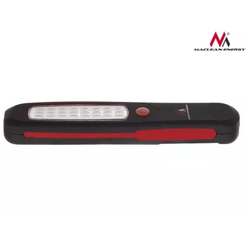 Dielenská lampa MACLEAN MCE03 — 24 LED, magnetická základňa a hák, na batérie (3×AAA)