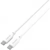 4smarts USB-C / USB-C silikónový kábel High Flex 60W 1,5 m biely