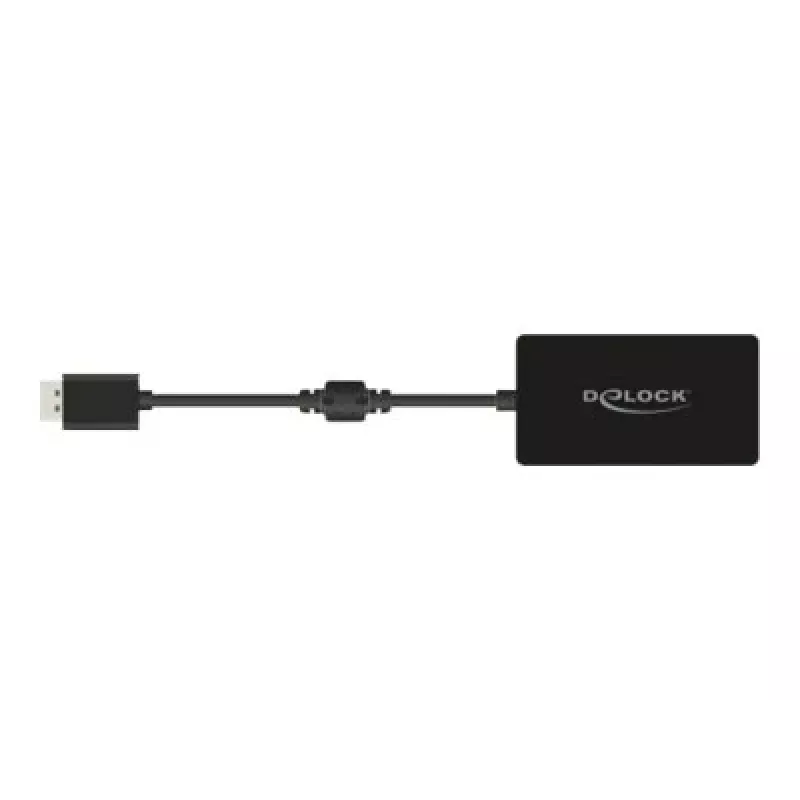 DeLOCK 0,16 m DisplayPort/VGA+HDMI+DVI VGA (D-Sub)+ HDMI + DVI čierna