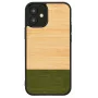 Puzdro na telefón Man and Wood pre iPhone 12 mini – Bambuswald čierna
