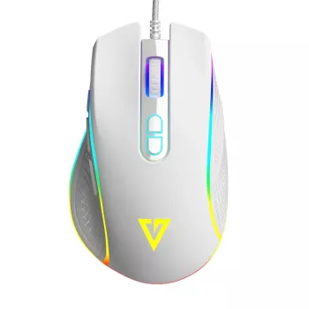 Drôtová optická myš MODECOM Volcano Veles (biela) — model M-MC-VELES-200